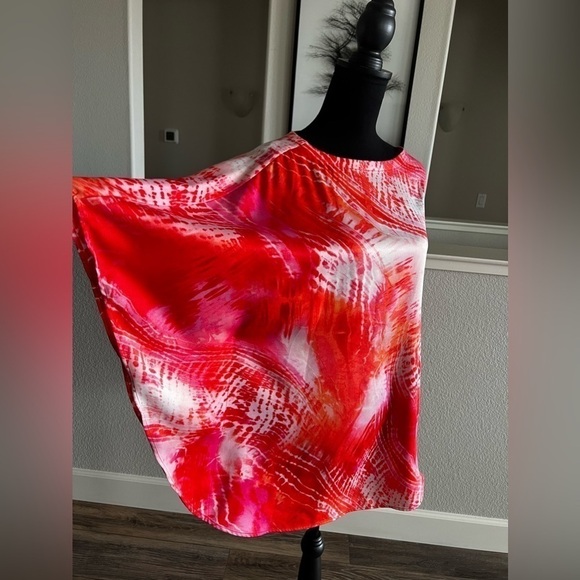 CHICO’S PONCHO STYLE BLOUSE - S/M - Picture 2 of 5